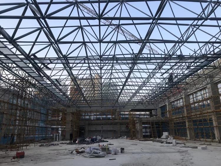 九台第一附属小学体育馆网架